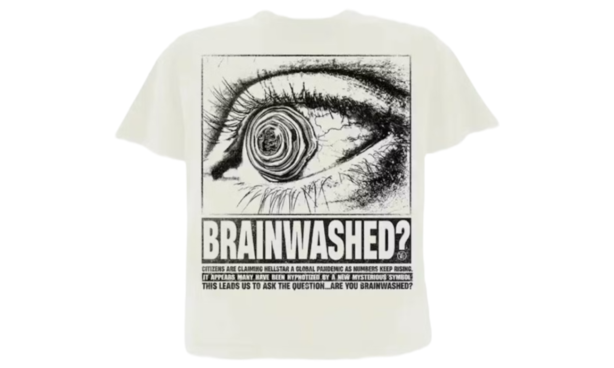 Hellstar Studios Eyeball White T-Shirt-Bullseye Sneaker Boutique