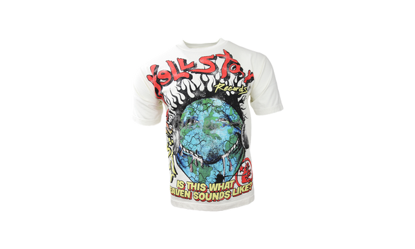 Hellstar Studios Heaven On Earth T-Shirt-Scarpe ASICS Gel-Dedicate 7 Clay 1041A224 Indigo Fog White 500