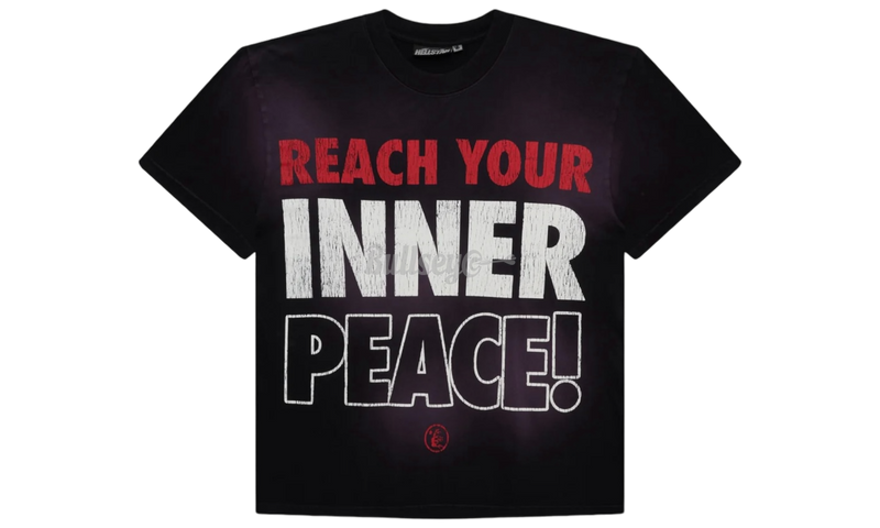 Hellstar Studios Inner Peace Black/Red T-Shirt-Bullseye Sneaker Boutique