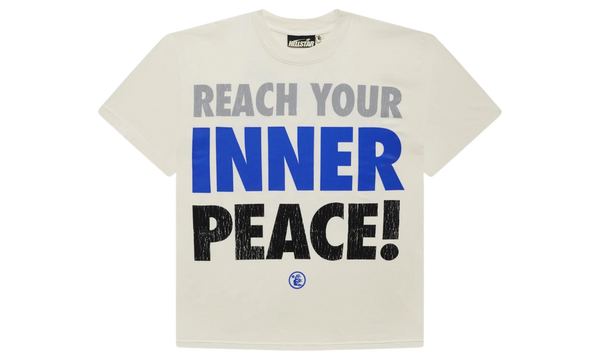 Hellstar Studios Inner Peace White/Blue T-Shirt-Bullseye Sneaker Boutique