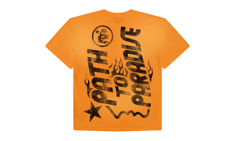 Hellstar Studios Jesus Path To Paradise Orange T-Shirt