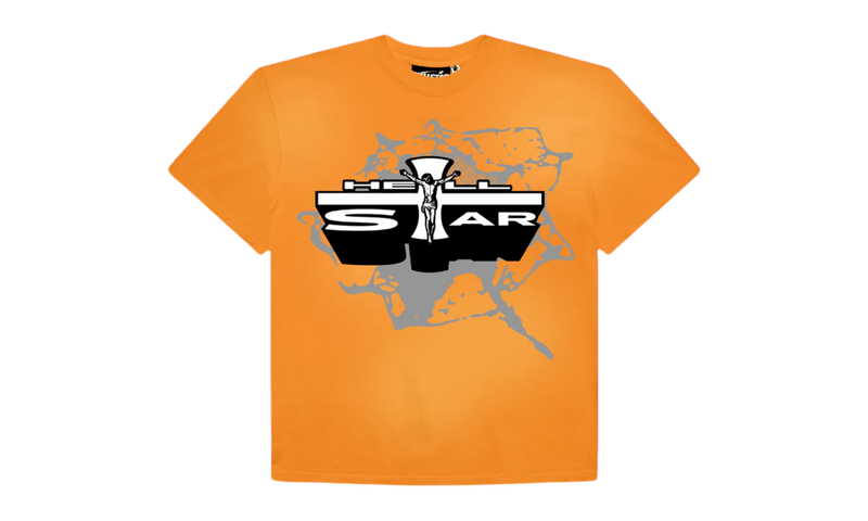 Hellstar Studios Jesus Path To Paradise Orange T-Shirt-Bullseye Sneaker Boutique