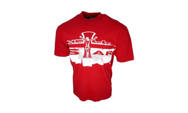 Hellstar Studios Jesus Path To Paradise Red T-Shirt-Bullseye good Sneaker Boutique