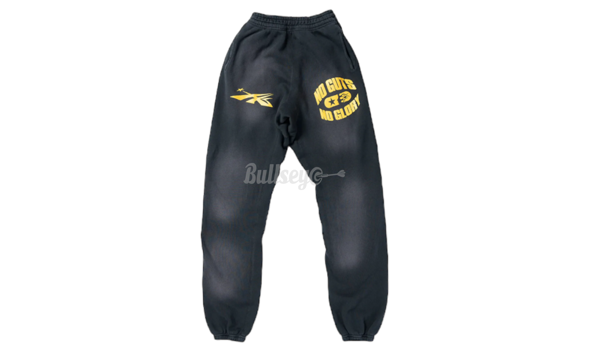 Hellstar Studios No Guts No Glory Midnight Dye Black Sweatpants-Bullseye Sneaker Boutique