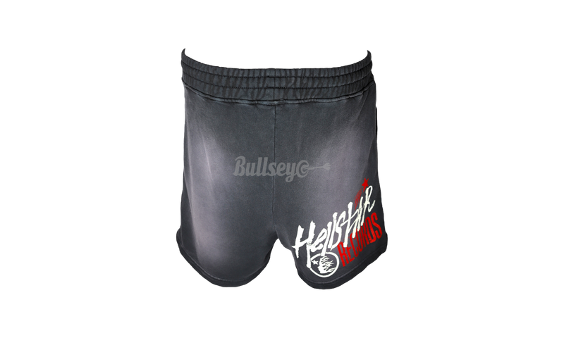 Hellstar Studios Noise Vintage Black Sweat Shorts