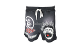 Hellstar Studios Noise Vintage Black Sweat Shorts-Emporio Armani Kids Sneakers mit Logo-Print