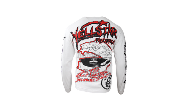 Hellstar Studios Records Longsleeve White T-Shirt