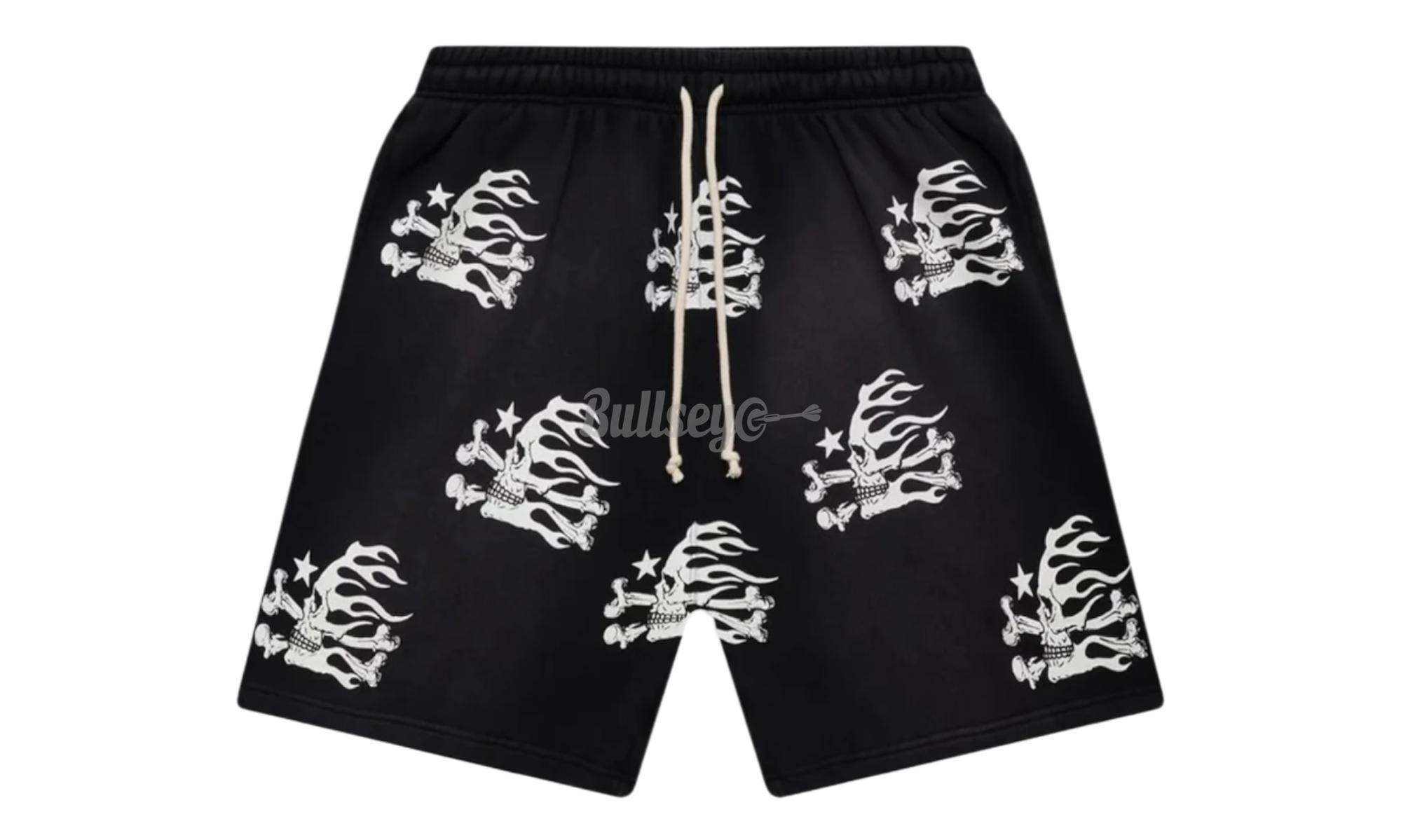 Hellstar Studios Skull Black Shorts-Bullseye Sneaker Boutique