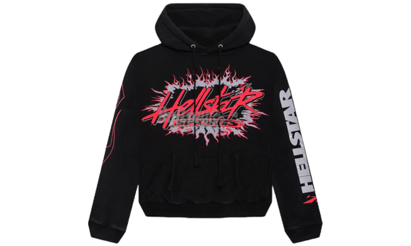 Hellstar Studios Sports Future Flame Black Hoodie-Bullseye Sneaker Boutique