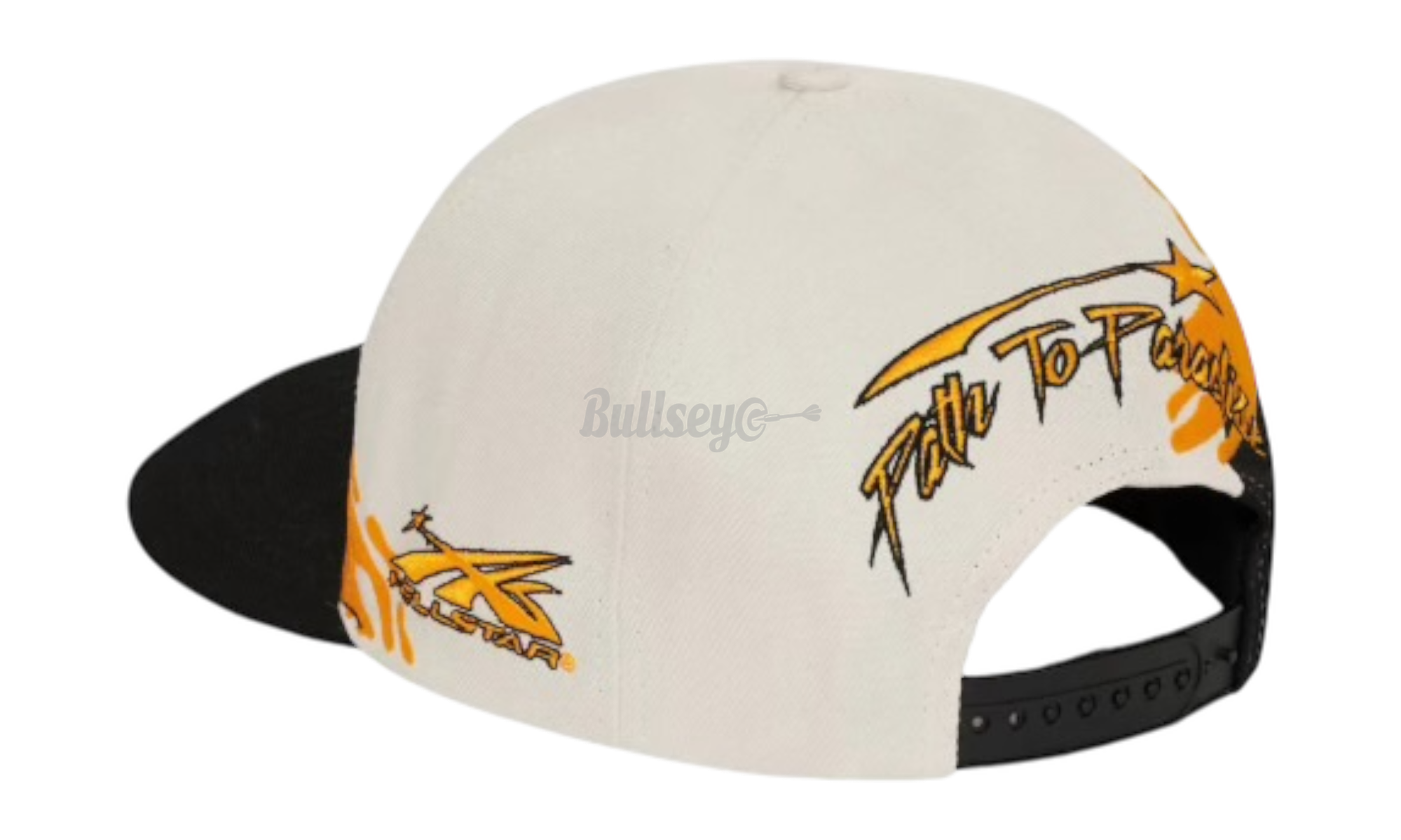 Hellstar Yellow/Black Paintbrush Snapback hat