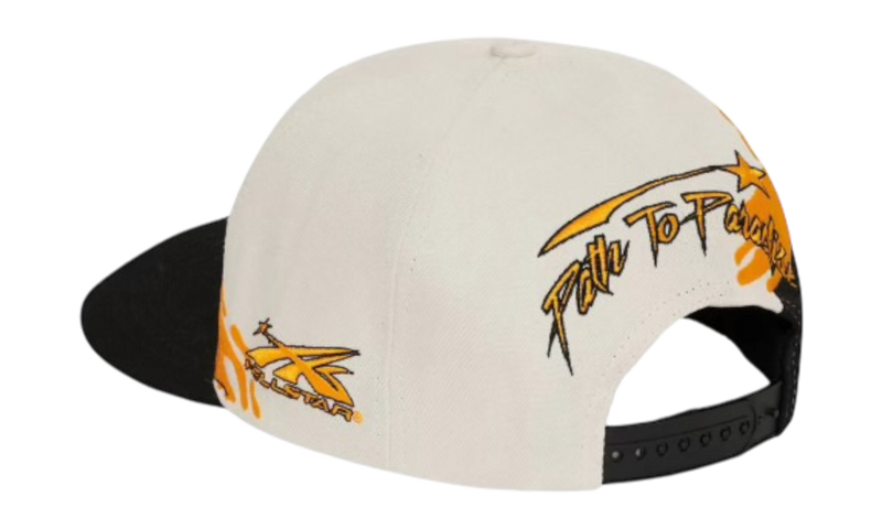 Hellstar Yellow/Black Paintbrush Snapback hat