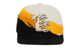 Hellstar Yellow/Black Paintbrush Snapback hat-Bullseye Sneaker Boutique