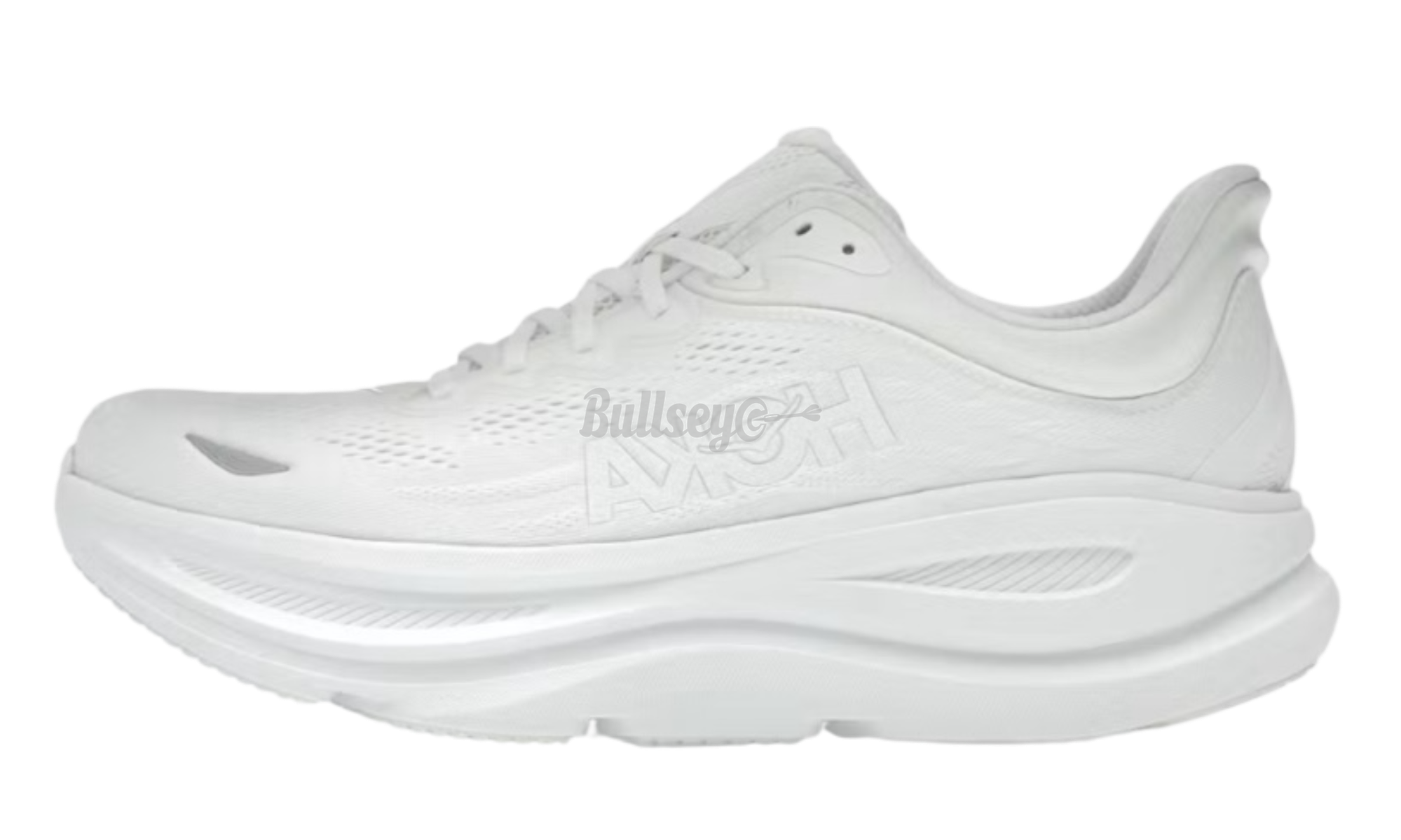 Hoka One Bondi 9 "Triple White" (Womens)-Bullseye Sneaker Boutique
