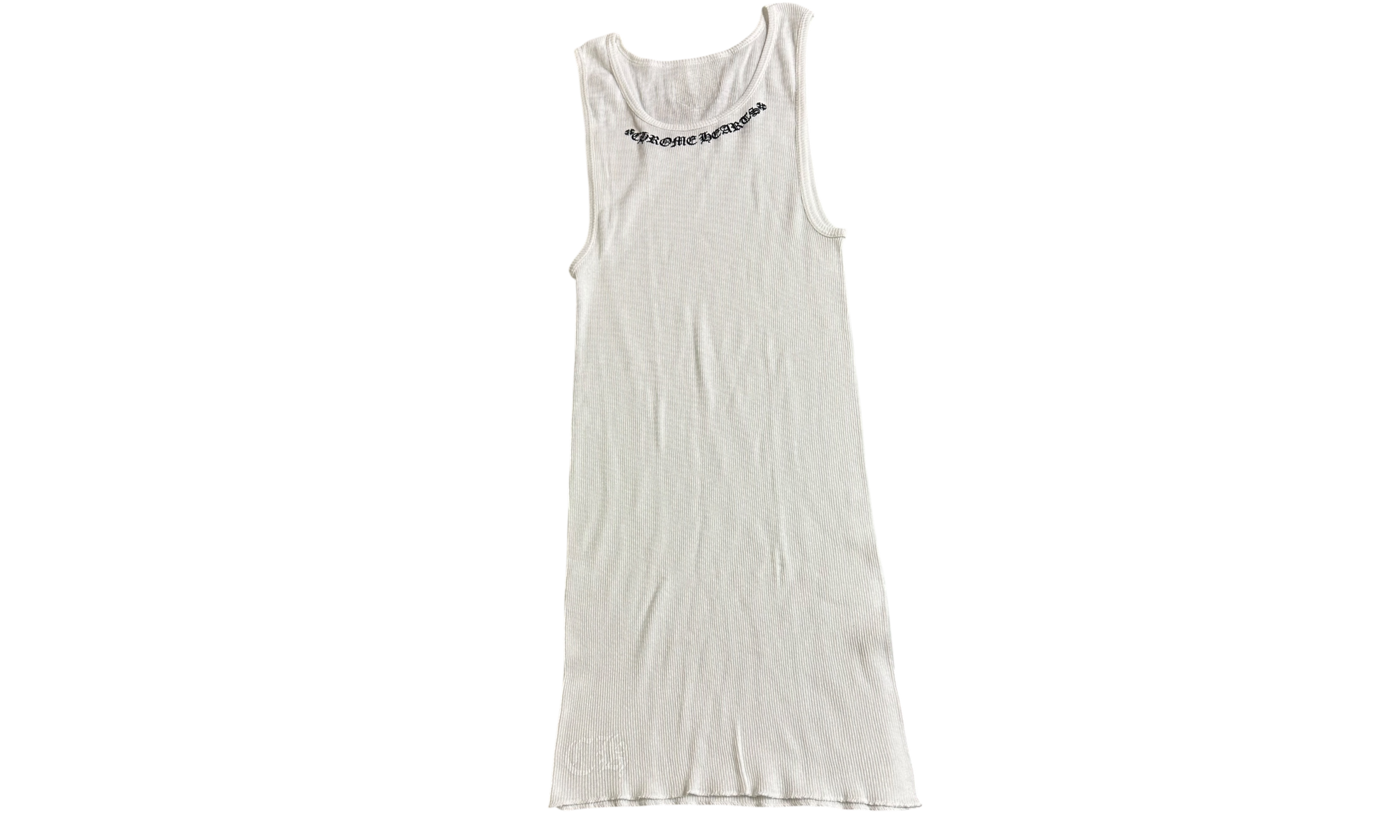 Chrome Hearts Neck Letter White Tank Top