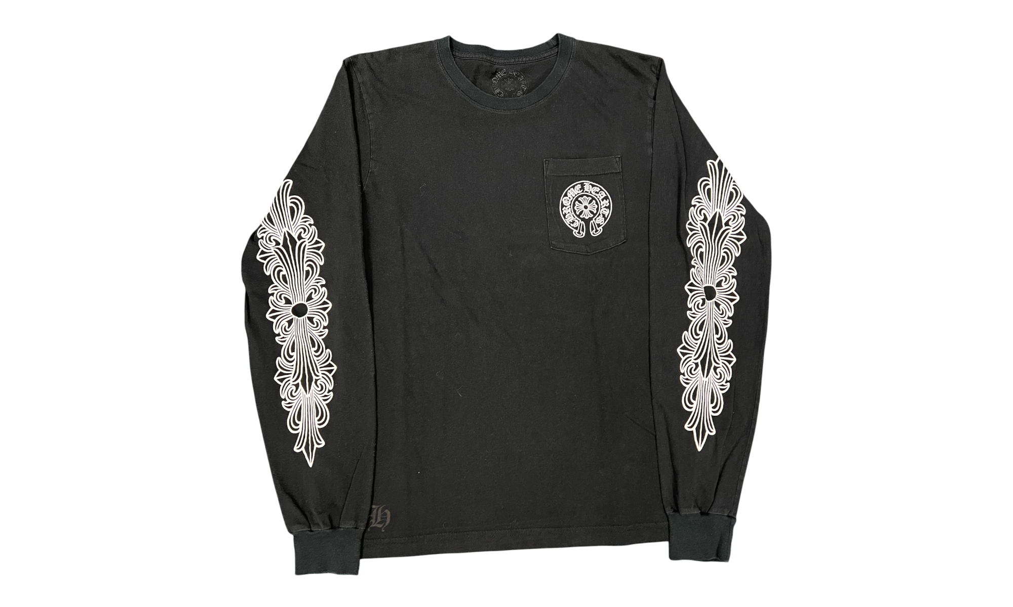 Chrome Hearts Horseshoe Floral Las Vegas Black Longsleeve T-Shirt-Bullseye Sneaker Boutique