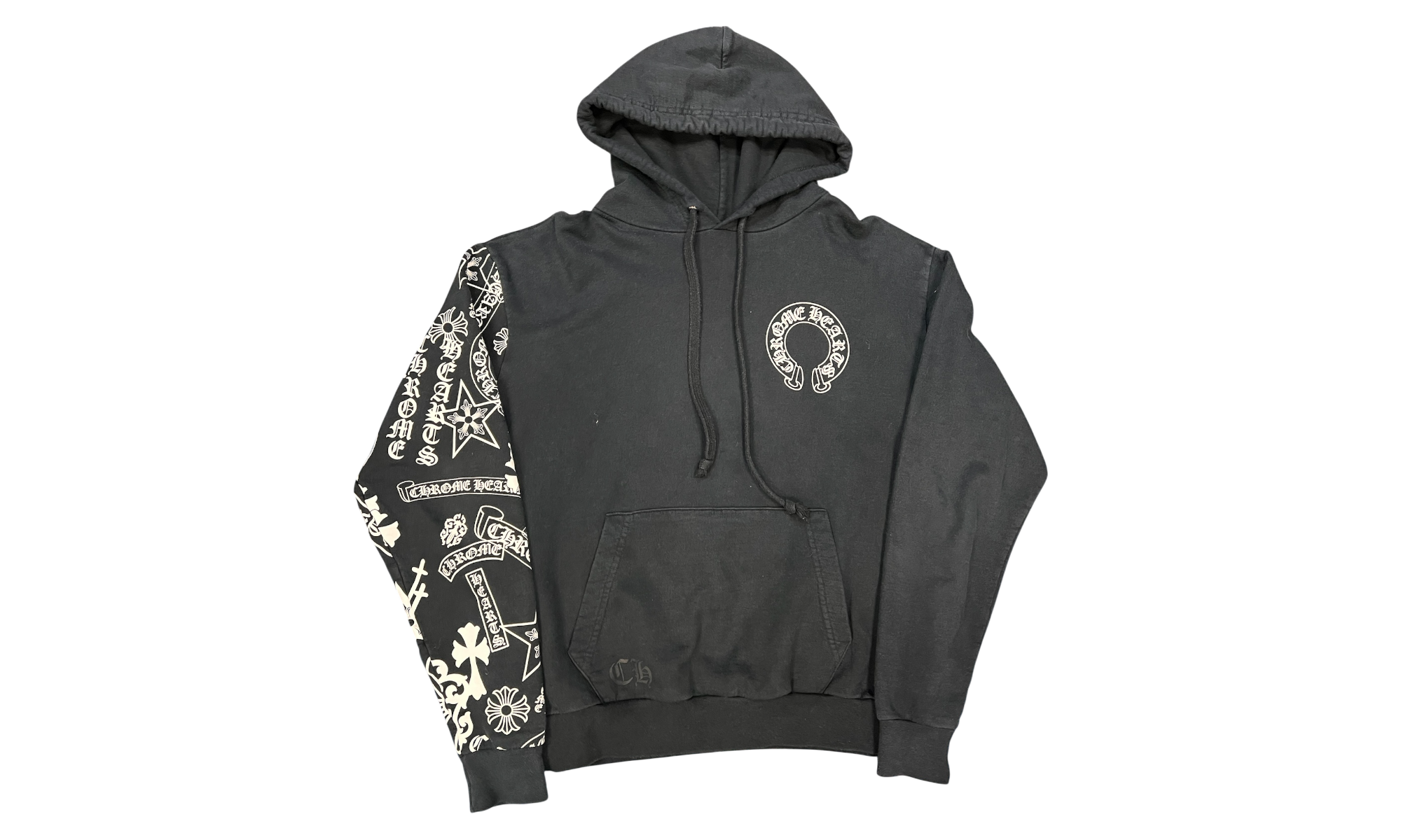Chrome Hearts Multi Logo Sleeve Black Hoodie-Bullseye Sneaker Boutique