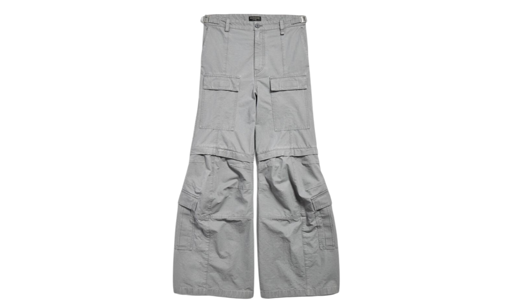 Balenciaga Flared Grey Cargo Pants-Bullseye Sneaker Boutique
