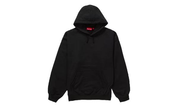 Supreme Satin Applique Black Hoodie (PreOwned)