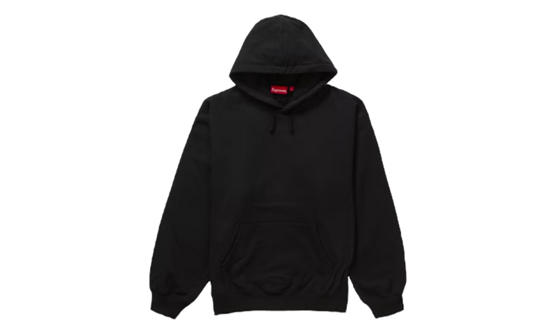 Supreme Satin Applique Black Hoodie (PreOwned)