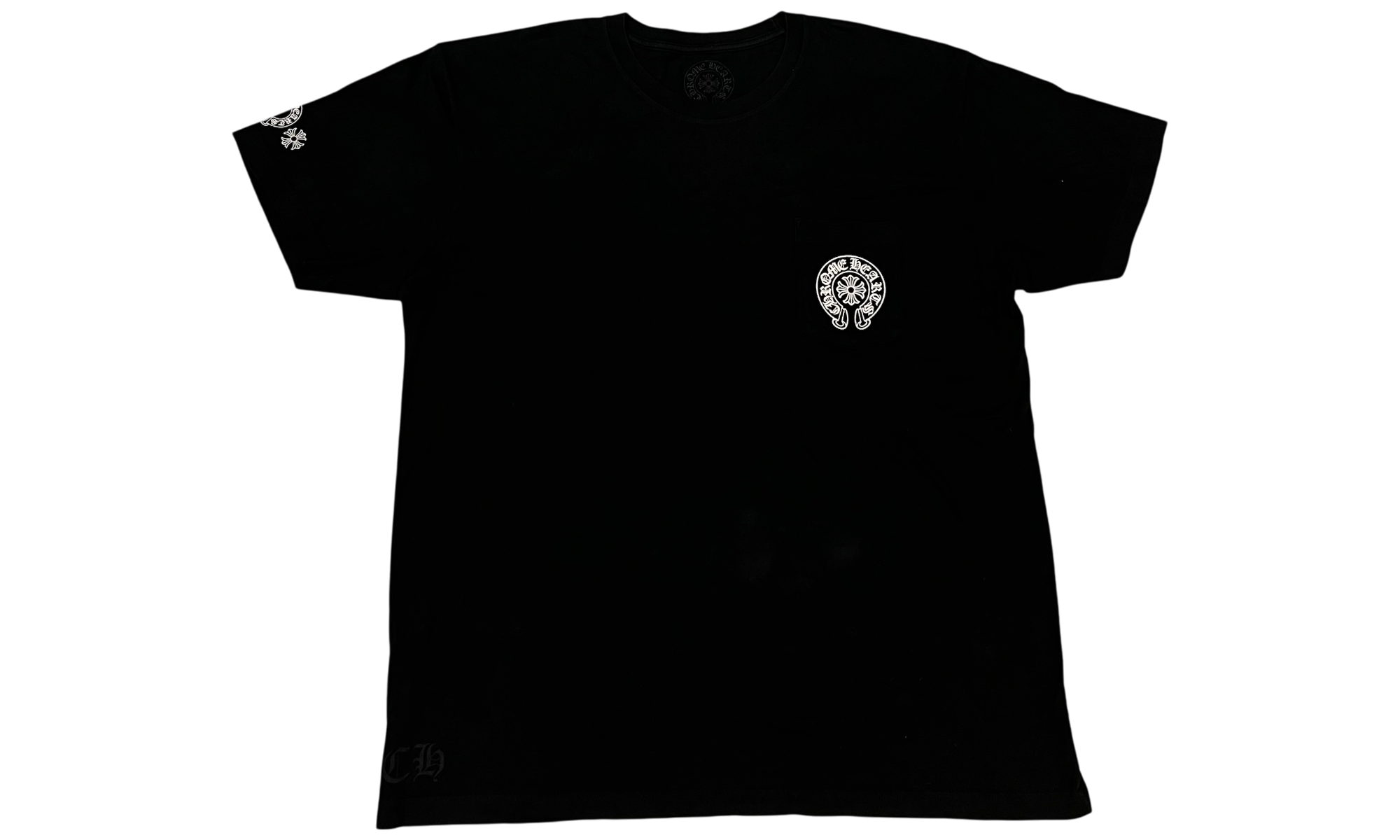 Chrome Hearts Multi Color Horseshoe Black T-Shirt (PreOwned)