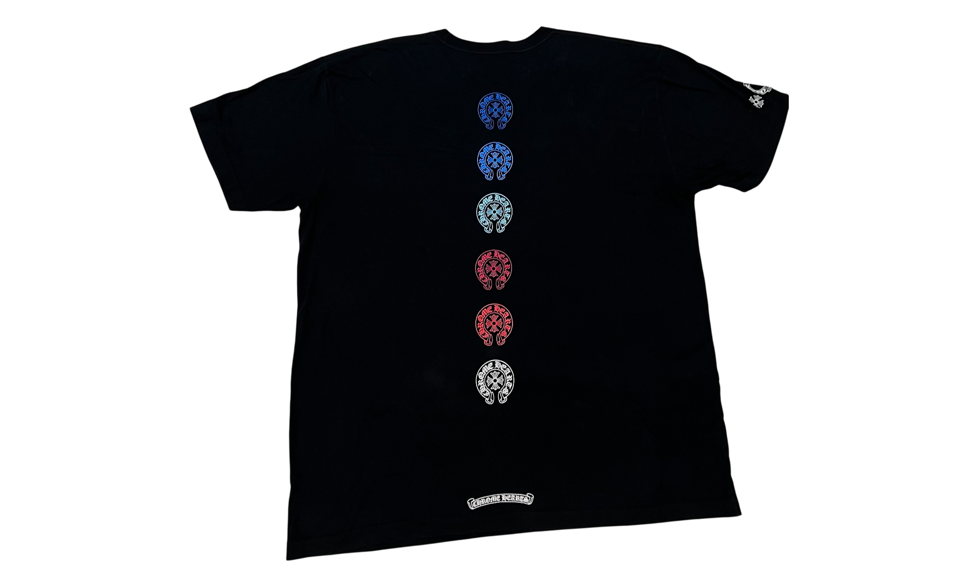 Chrome Hearts Multi Color Horseshoe Black T-Shirt (PreOwned)