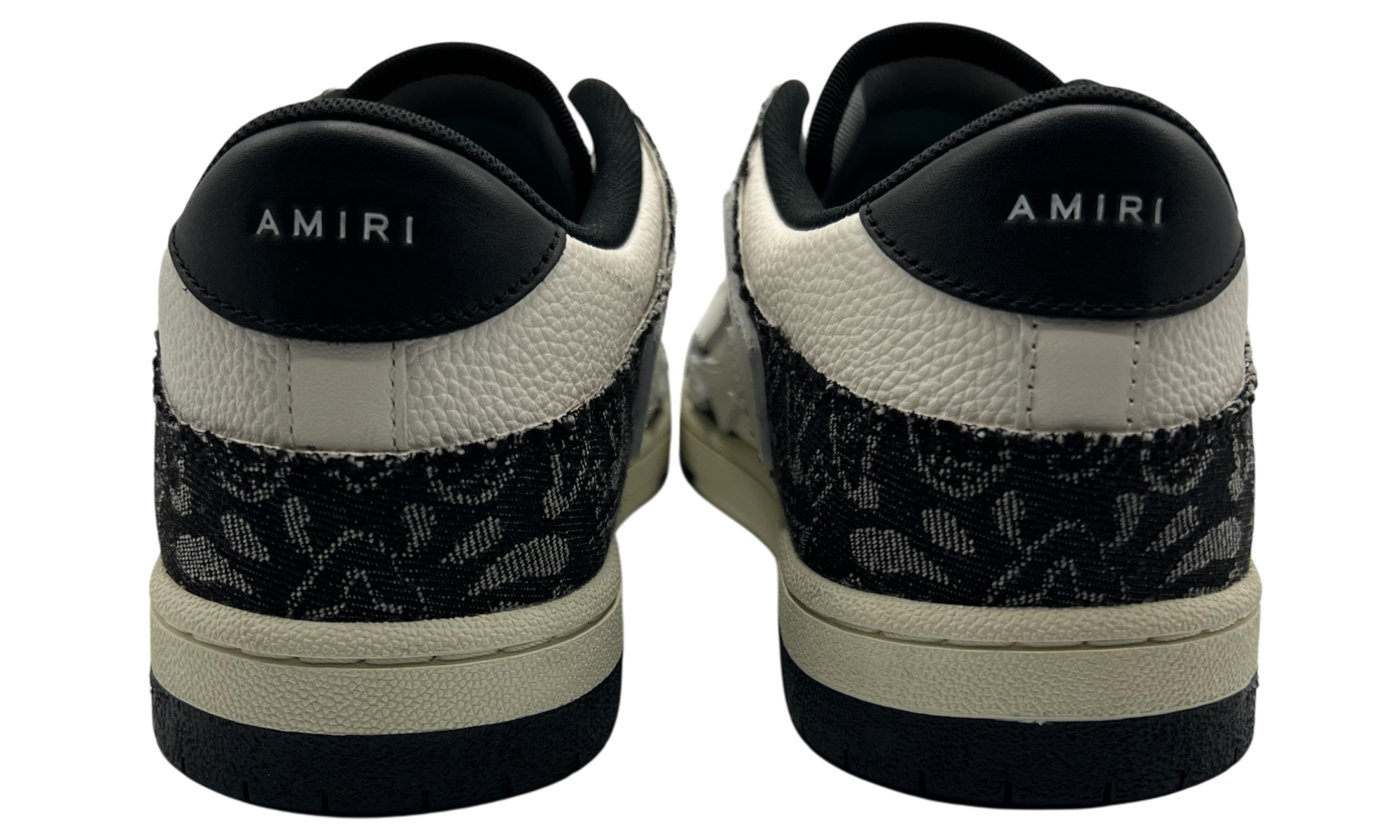 Amiri Skel Top Low "Bandana Denim Black" (PreOwned)