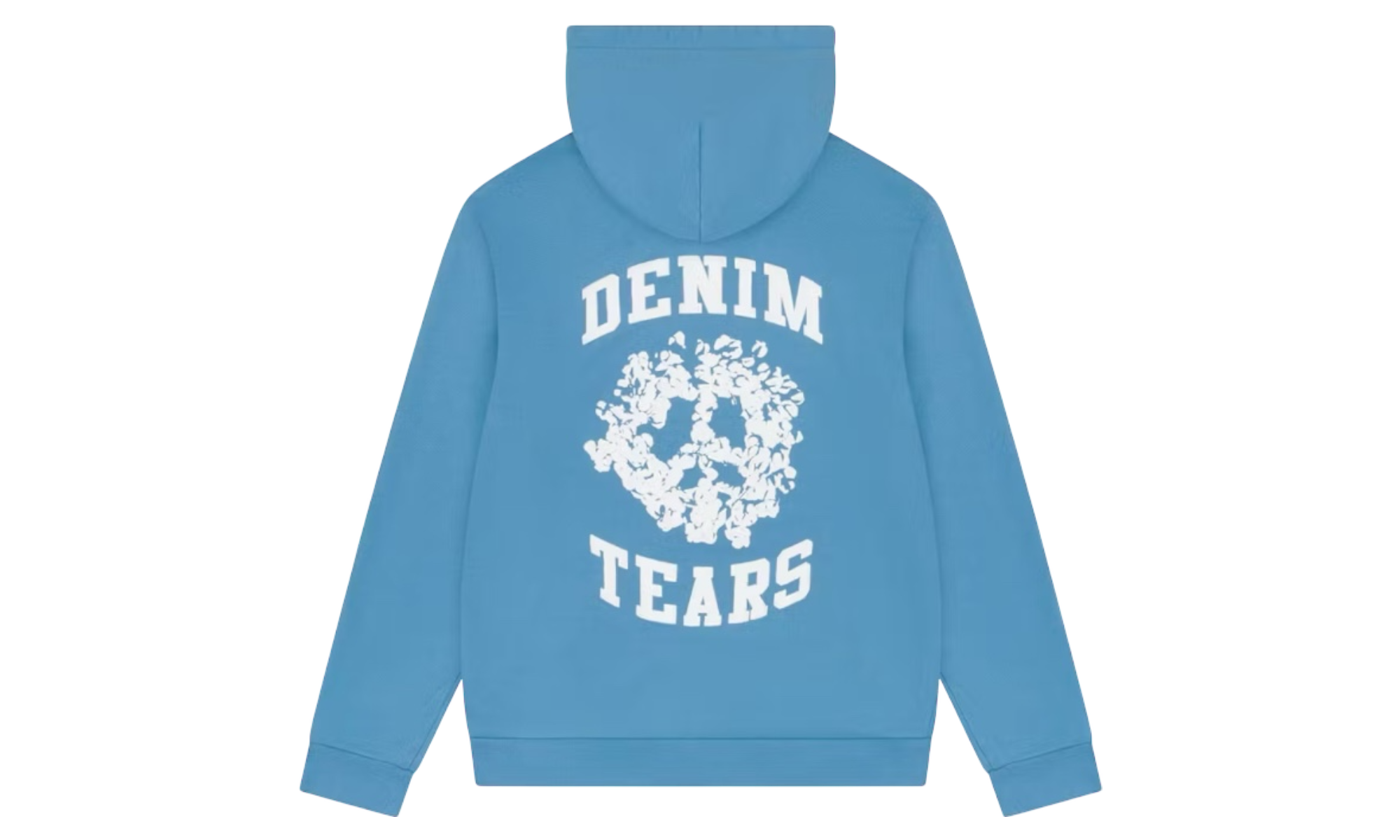 Denim Tears University Light Blue Zip-Up Hoodie