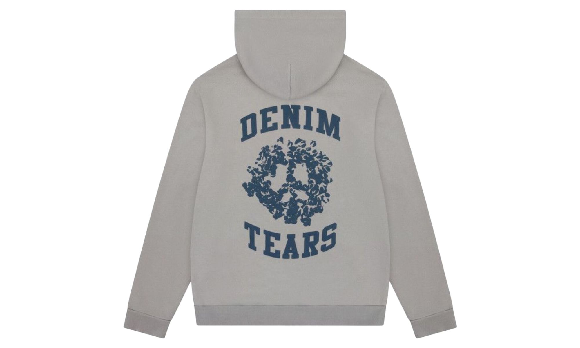 Denim Tears University Grey Zip-Up Hoodie