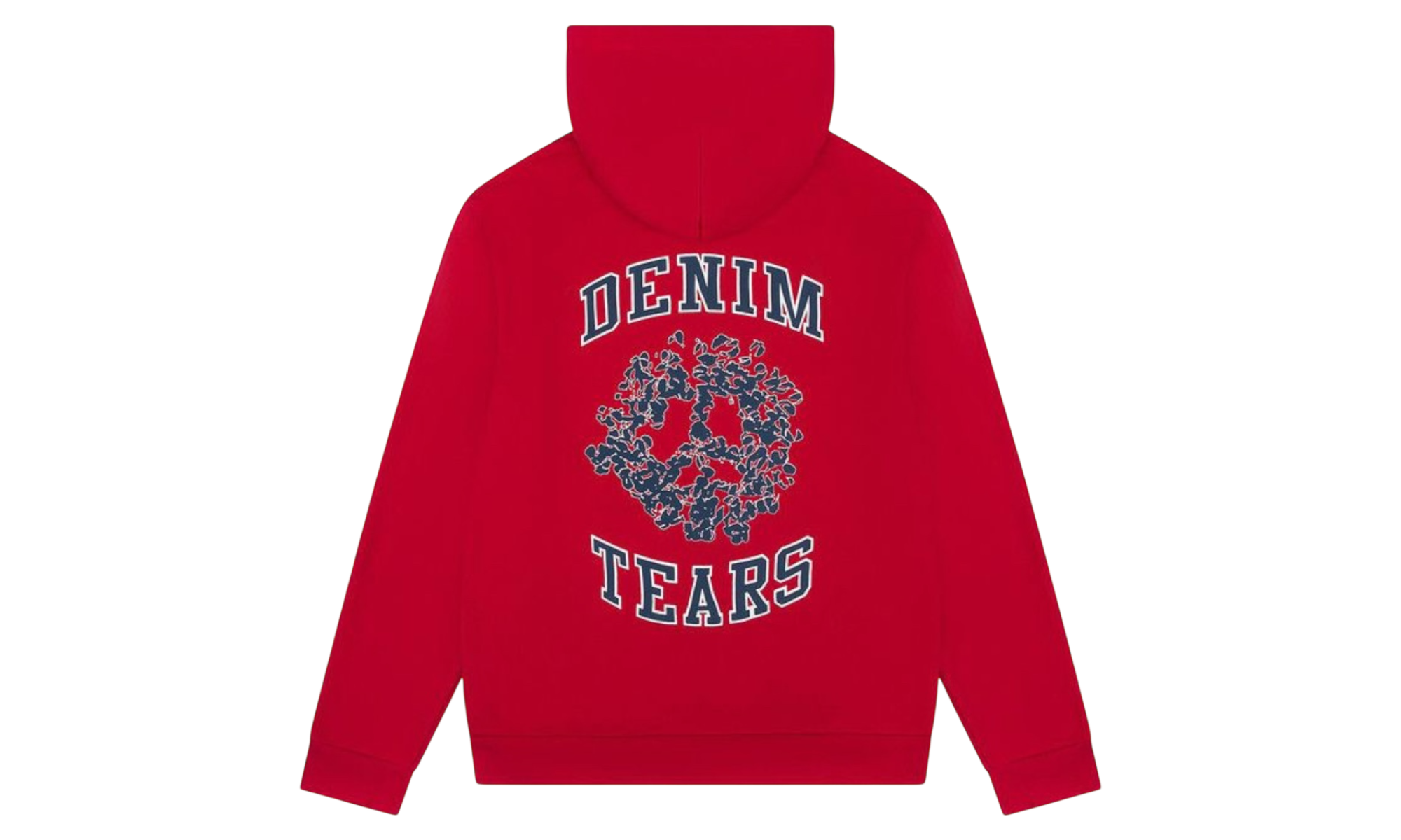 Denim Tears University Red Zip-Up Hoodie