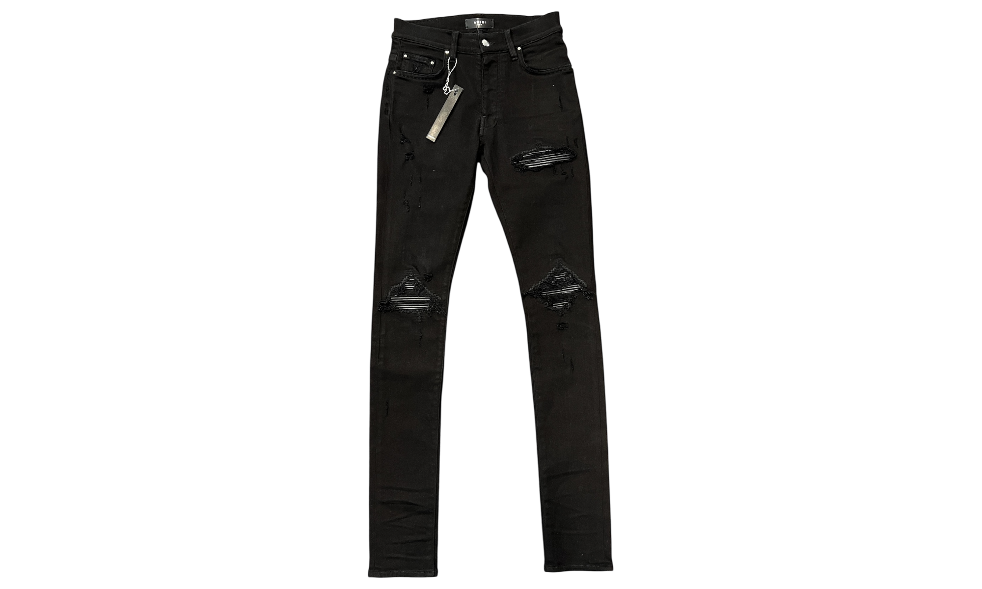 Amiri MX1 Ultra Suede Black Jeans (PreOwned)