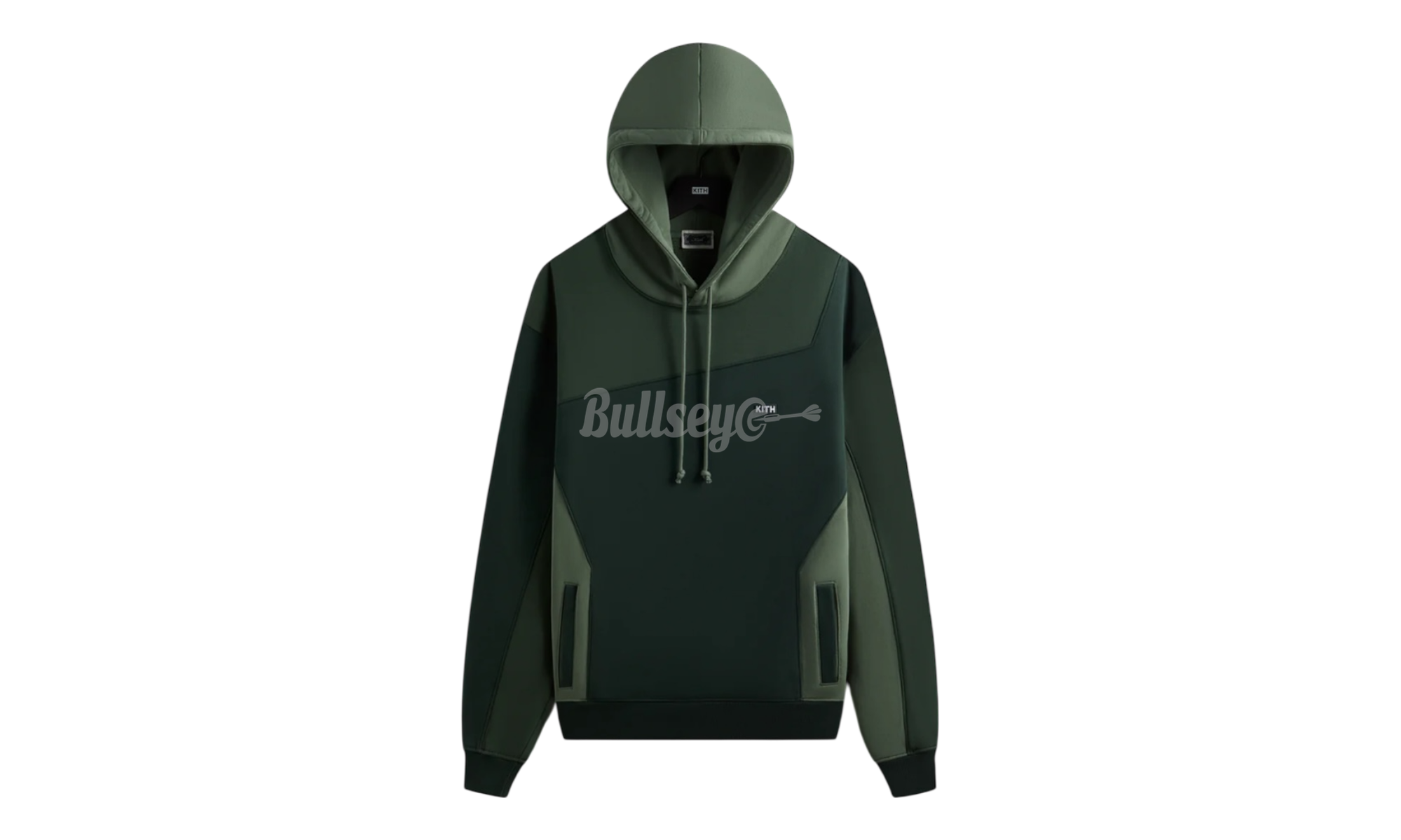 Kith Colorblocked Madision Green Hoodie-Bullseye Sneaker Boutique