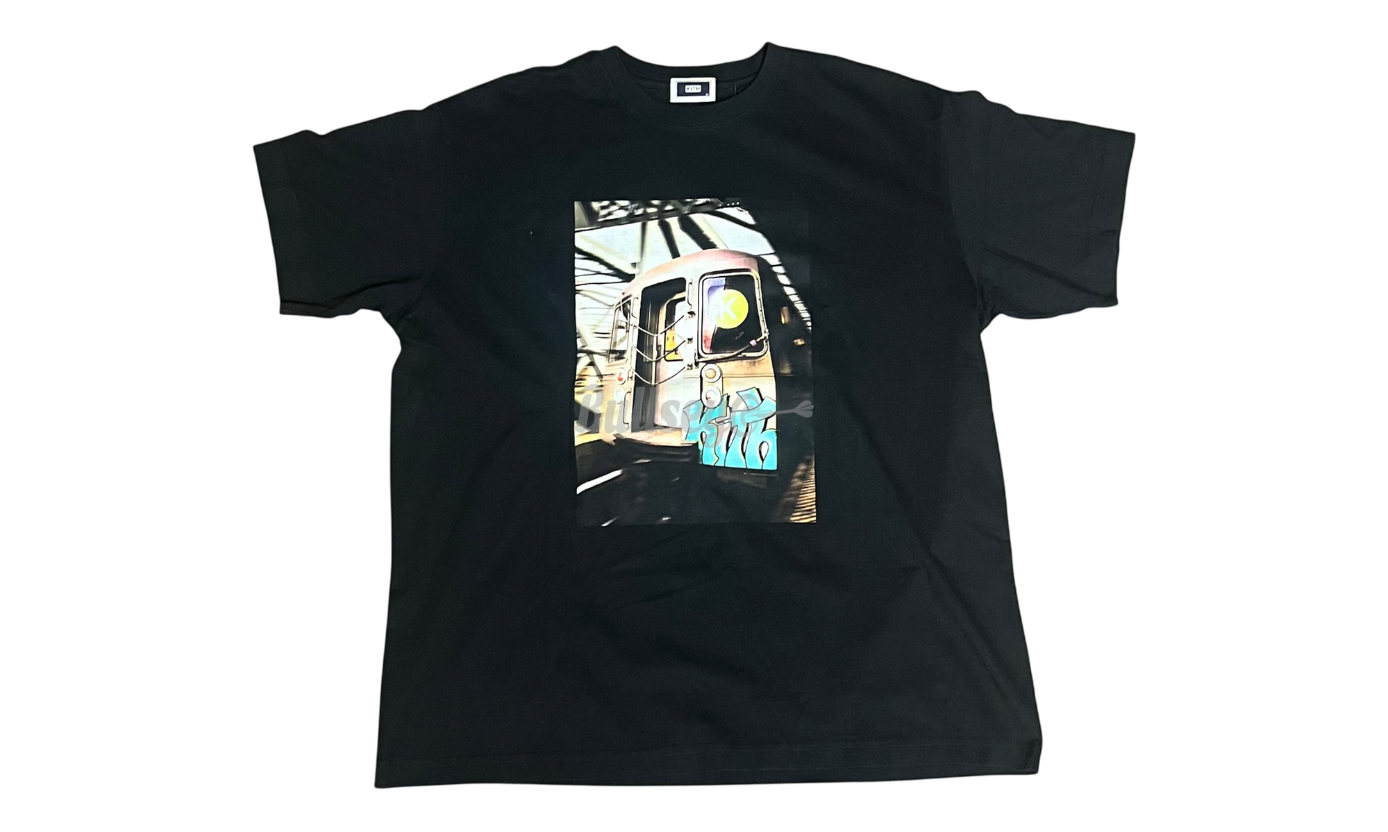 Kith K train Grafitti Black T-Shirt-Bullseye Sneaker Boutique