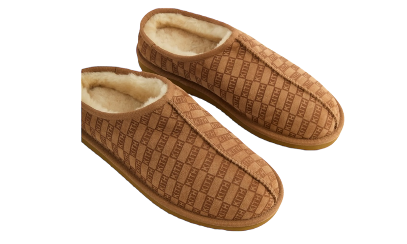 Kith Kithmas Monogram Shearling Slippers