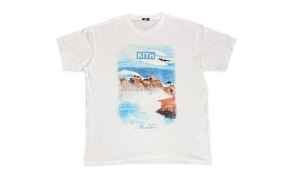 Kith Malibu Classic Logo White T-Shirt-nike mercurial victory cr7 safari blue color black