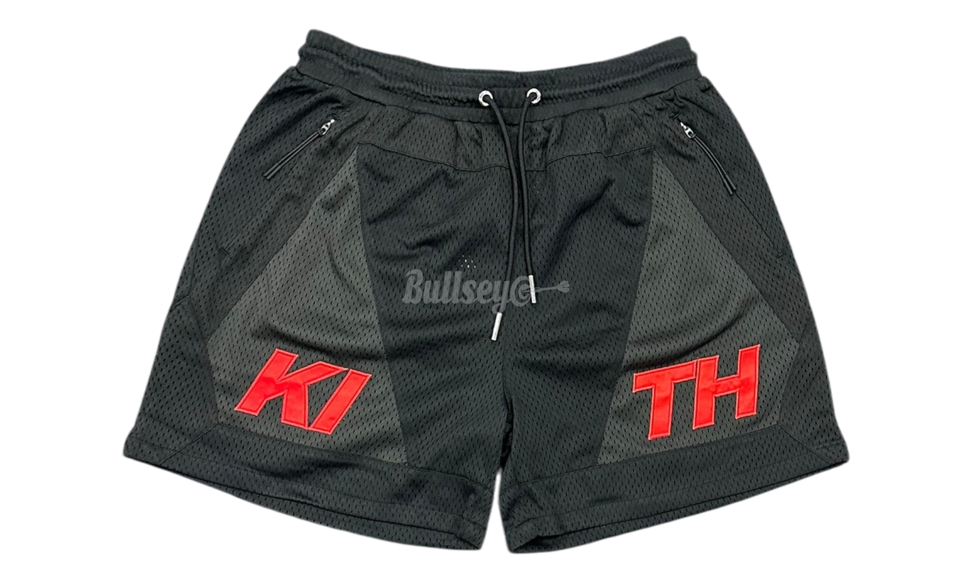 Kith Mesh Turbo Black/Red Shorts-Bullseye Sneaker Boutique