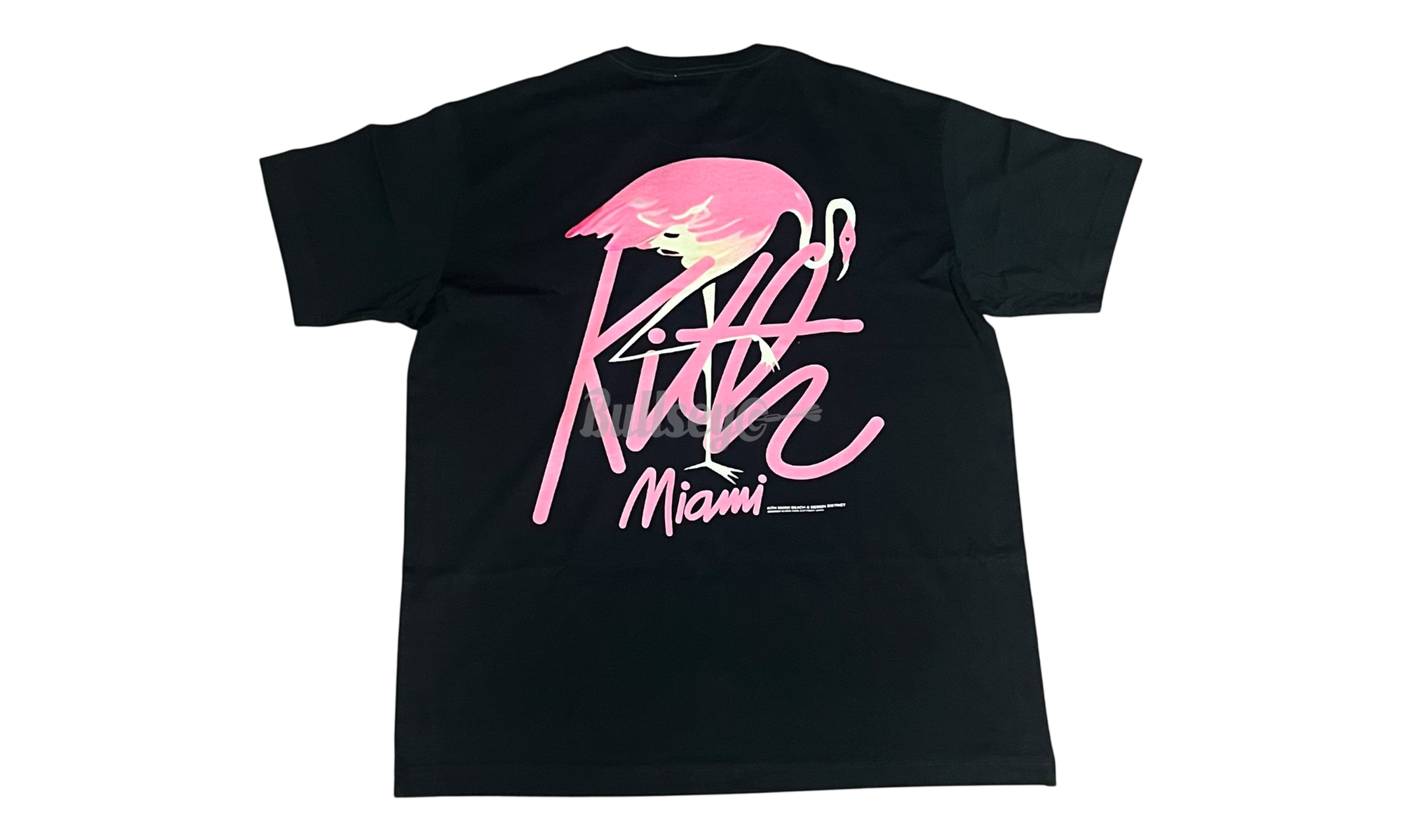 Kith Miami Flamingo Script Black T-Shirt
