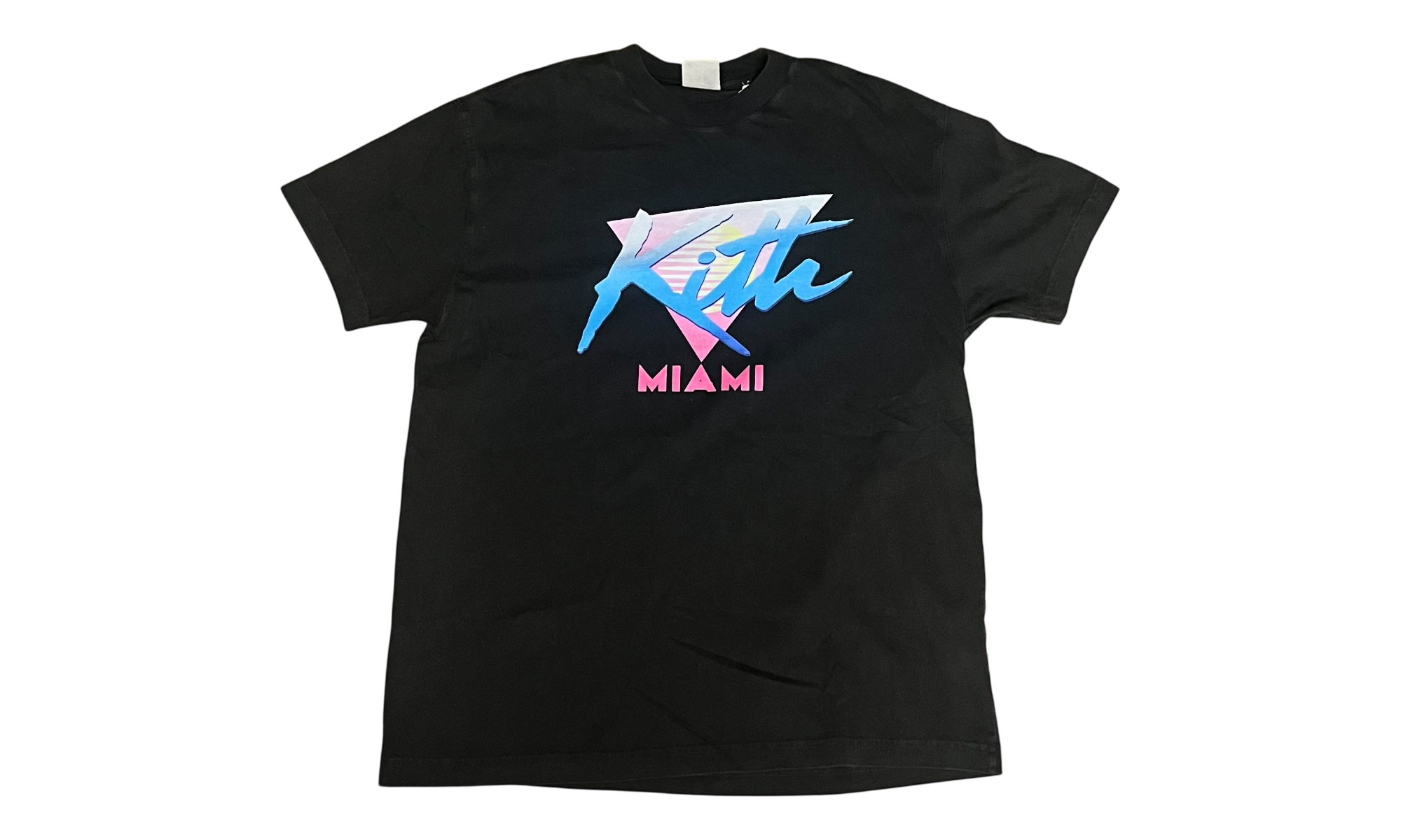 Kith Miami Vice Vintage Black T-Shirt-Bullseye Sneaker Boutique