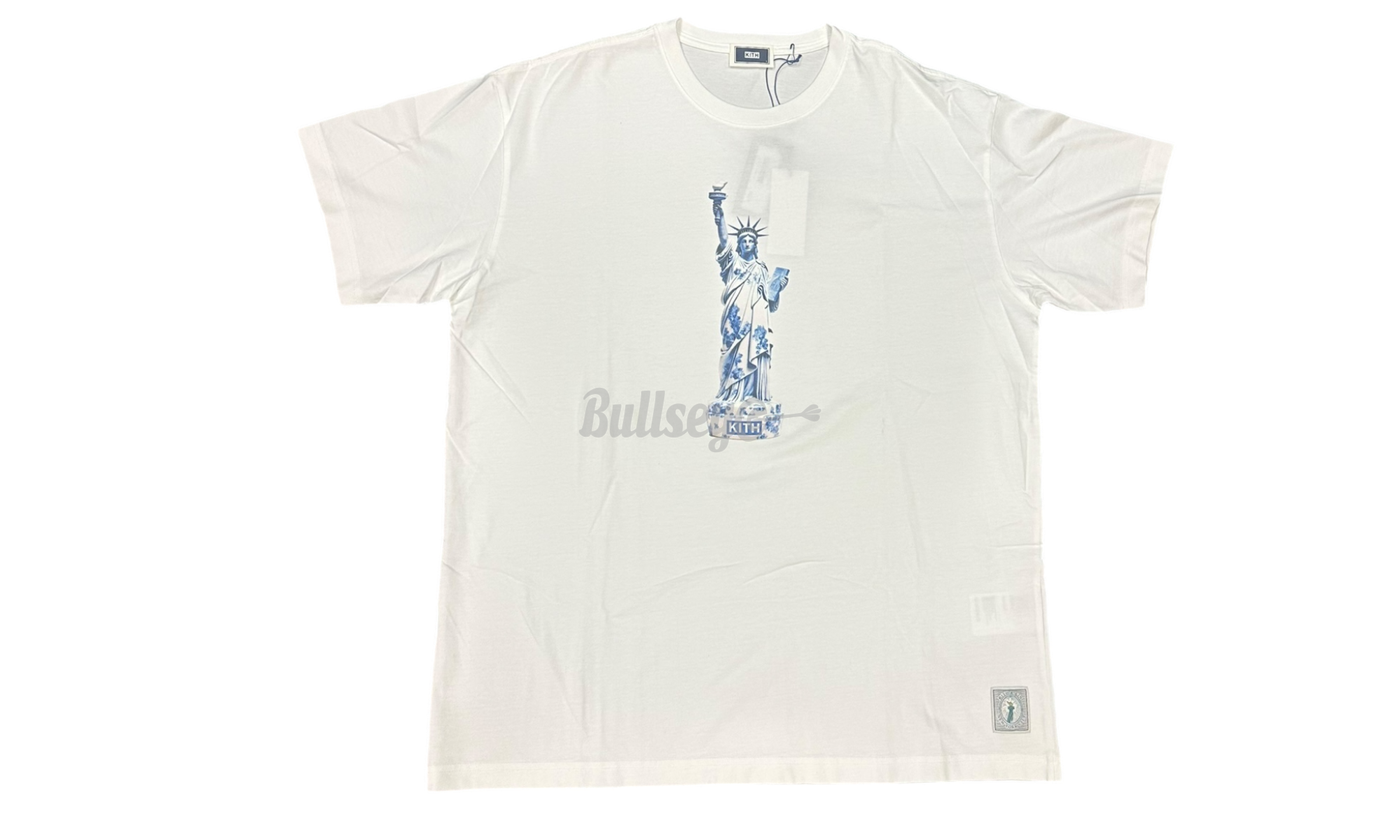 Kith Statue Of Liberty Porcelian White T-Shirt-Bullseye Sneaker Boutique