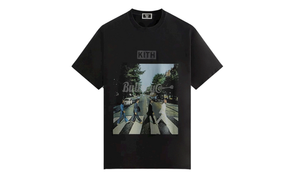 Kith The Beatles Walking Black T-Shirt-Childrens square-toe Sneakers Small-Esplar-Velcro Chromefree RSV051233J