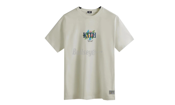 Kith Western Floral Chalk Cream T-Shirt-Bullseye Sneaker Star Boutique