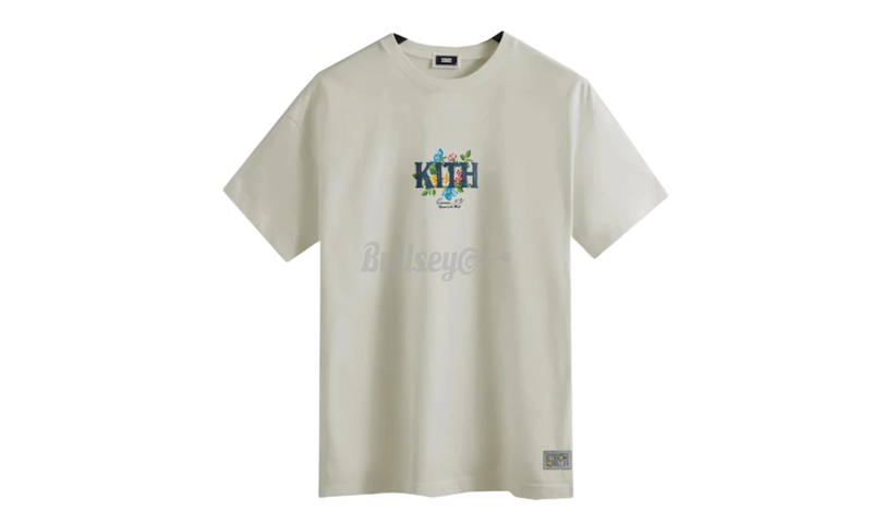 Kith Western Floral Chalk Cream T-Shirt-Bullseye Sneaker GG1N3085 Boutique