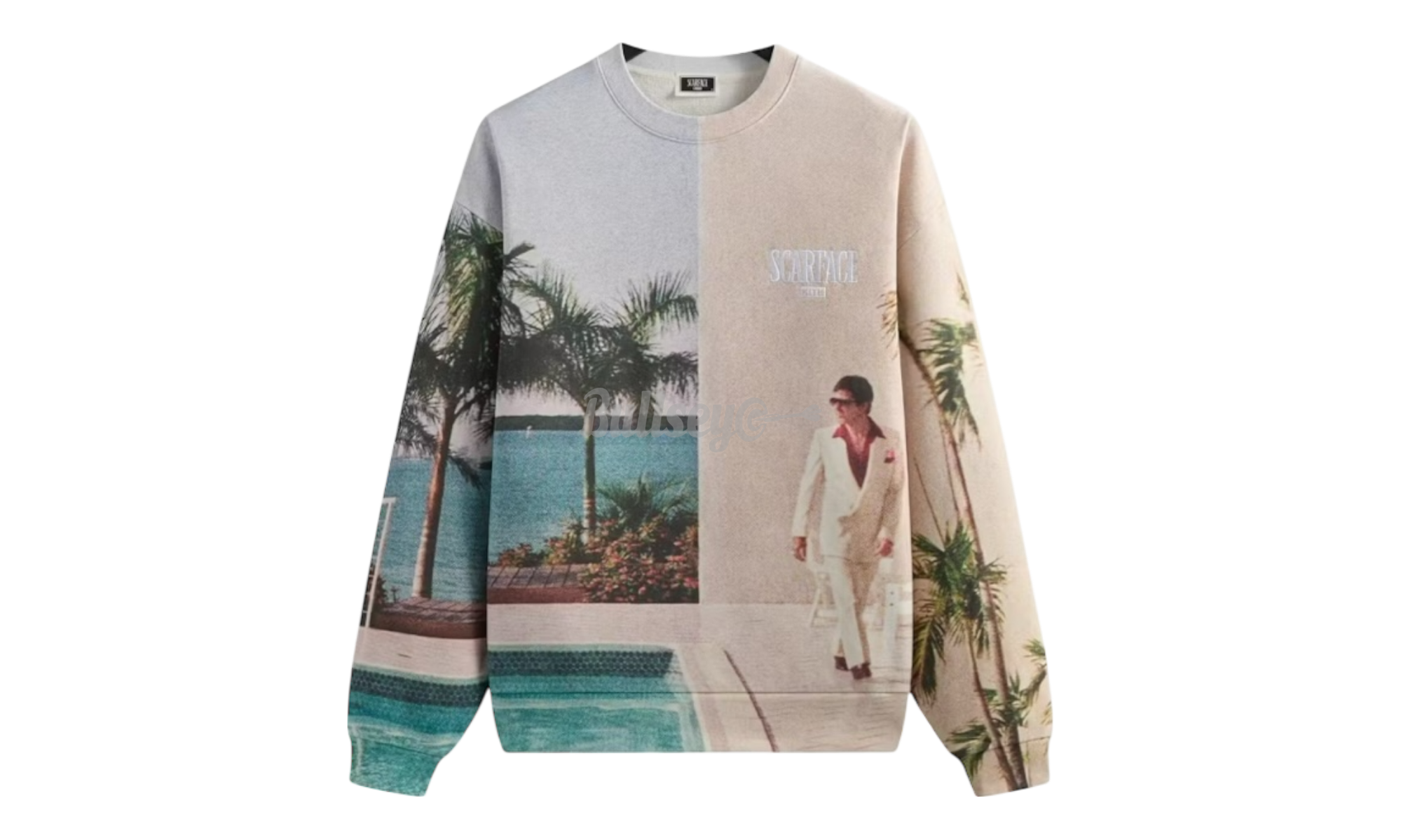 Kith X Scarface Tony Miami Vintage Nelson Crewneck-Bullseye Sneaker Boutique