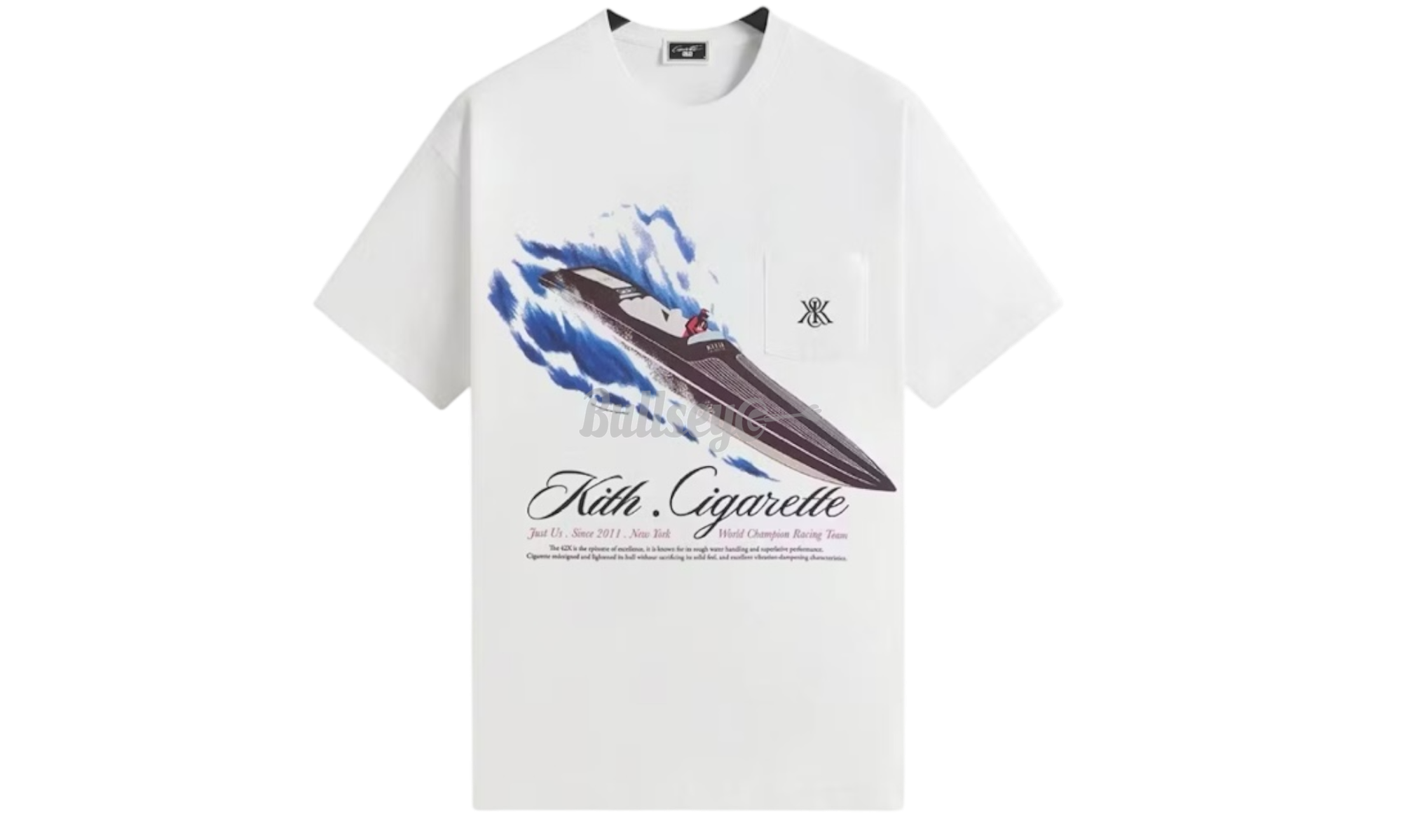 Kith for Cigarette Racing 42X Vintage White T-Shirt-Bullseye Sneaker Boutique