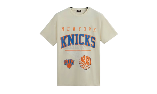 Kith x Knicks Basketball Cream T-shirt-Jordan 4 BF2051 Guava Ice Sneaker Match Hoodie Heartless Bear White quantity