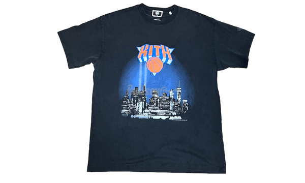 Kith x Knicks Skyline Black T-Shirt-nike mercurial victory cr7 safari blue color black