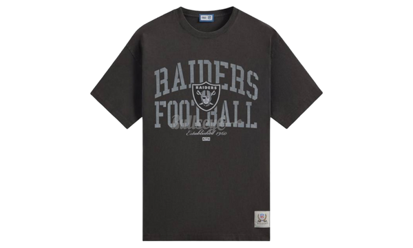 Kith x NFL Las Vegas Raiders Black T-Shirt-Childrens square-toe Sneakers Small-Esplar-Velcro Chromefree RSV051233J