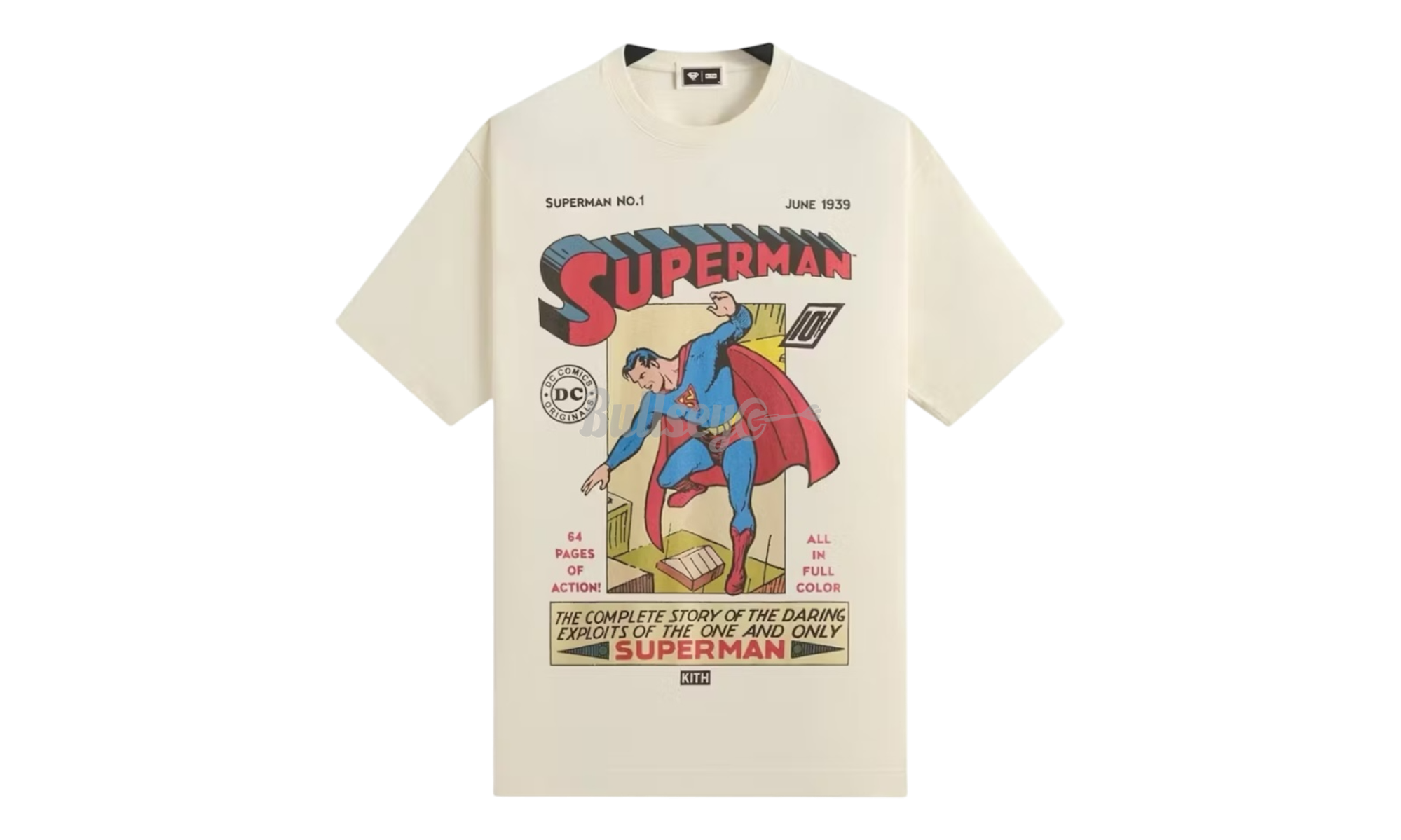 Kith x Superman No. 1 Sandrift Vintage T-Shirt-Bullseye Sneaker Boutique
