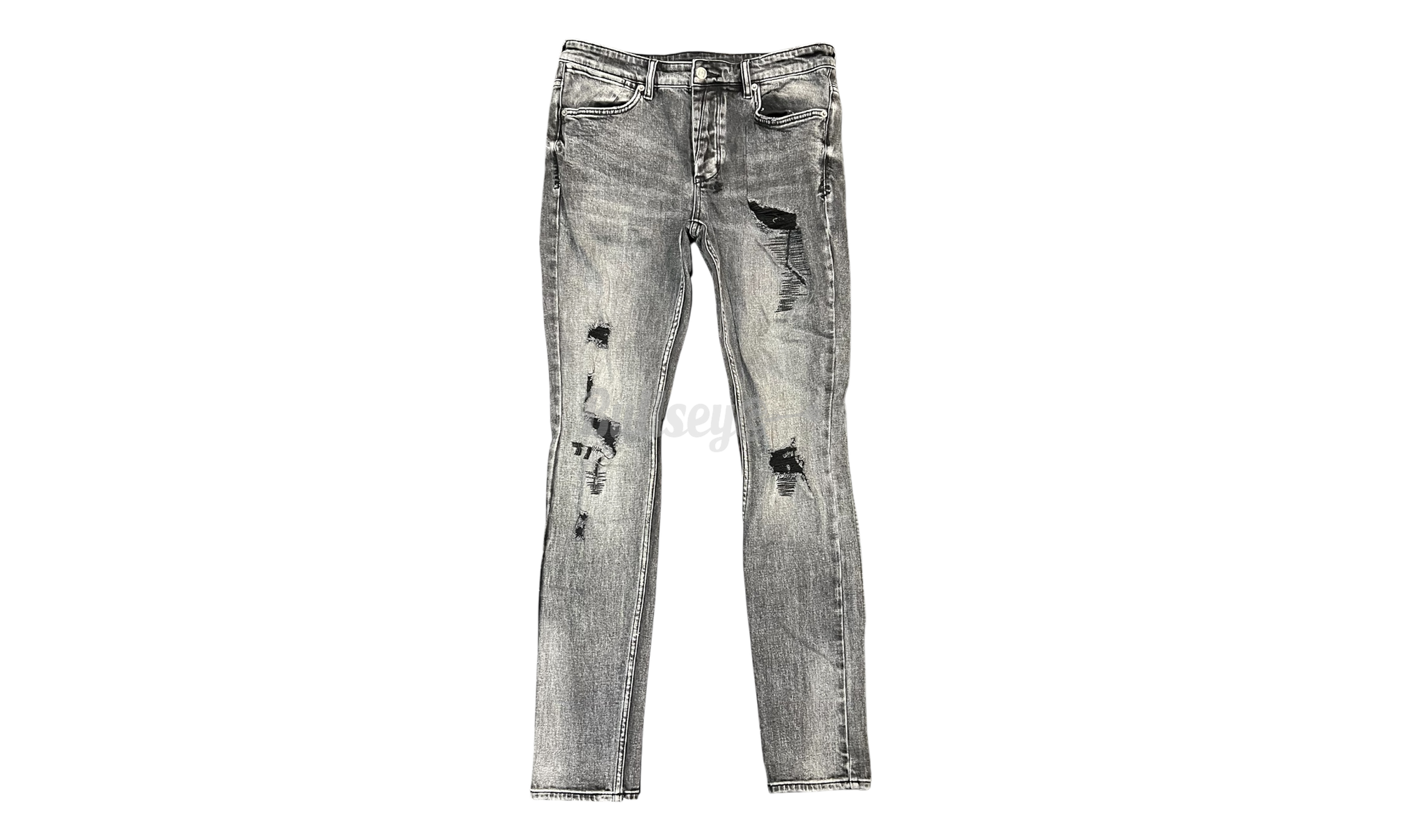 Ksubi Black Van Winkle Comic Angst Trashed Jeans (PreOwned)-Bullseye Sneaker Boutique