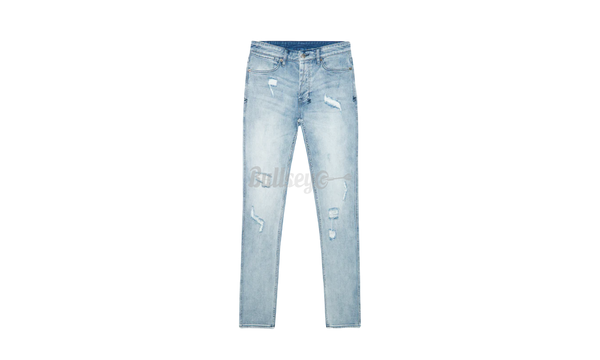 Ksubi Blue Van Winkle Trashed Dreams Jeans-Buttero Futura 30mm low-top sneakers Weiß
