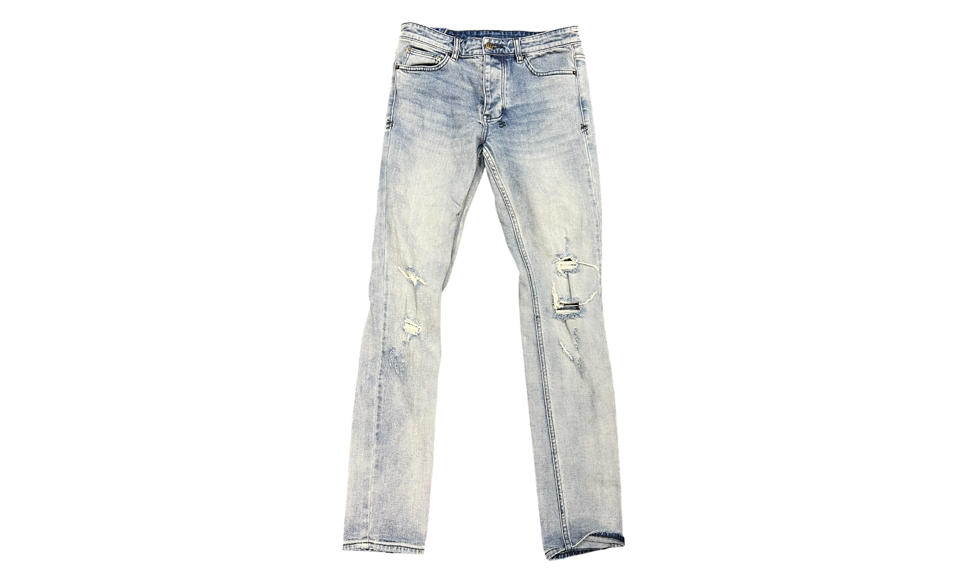 Ksubi Indigo Denim Ripped Jeans (PreOwned)-Bullseye Sneaker Boutique